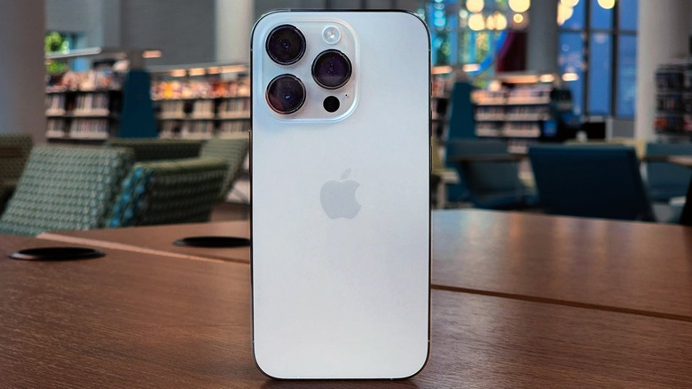 iPhone 14 Pro on a table