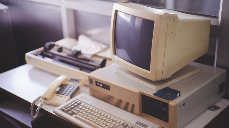 Vintage desktop computer