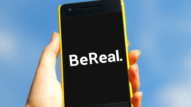 BeReal on phone screen